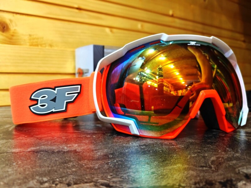 UNI LYŽIARSKE OKULIARE 3F VISON CLAW SPHERIC ORANGE